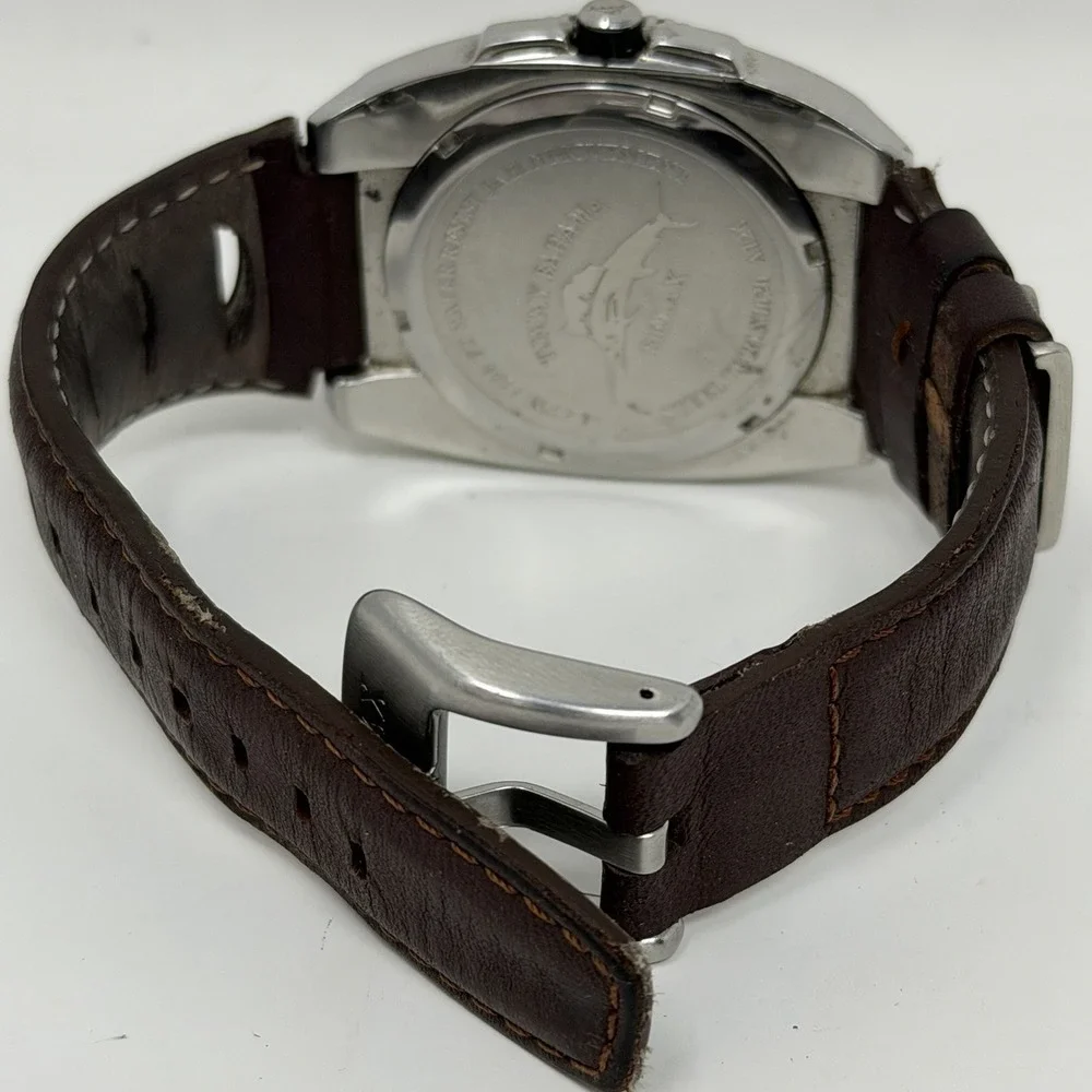 Tommy‎ Bahama RLX1020 SHORE THING Relax Brown Leather Strap Watch
